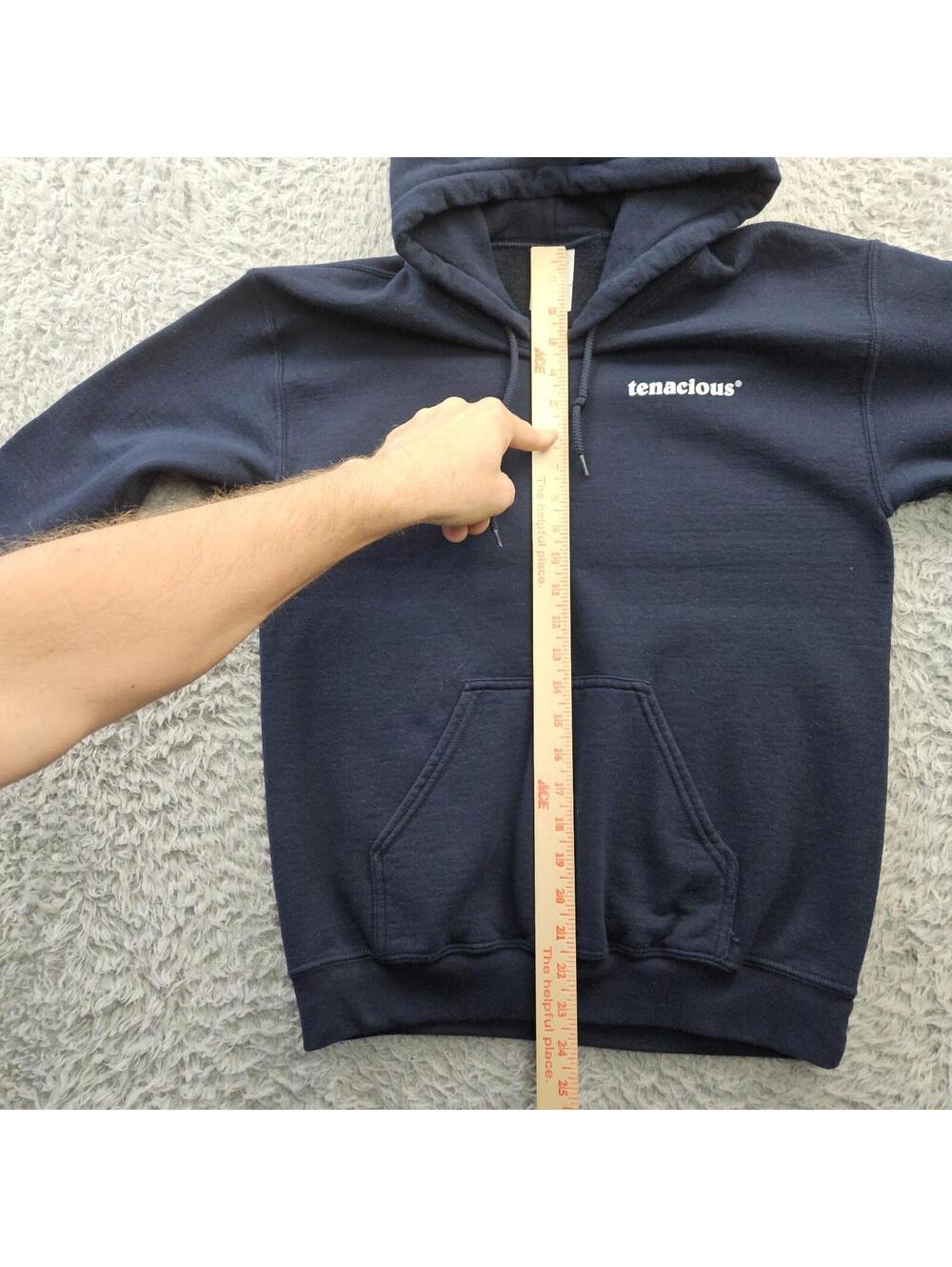 Tenacious D Hoodie Sweatshirt Post Apocalypto Men Small Blue Pullover - Picture 9 of 12